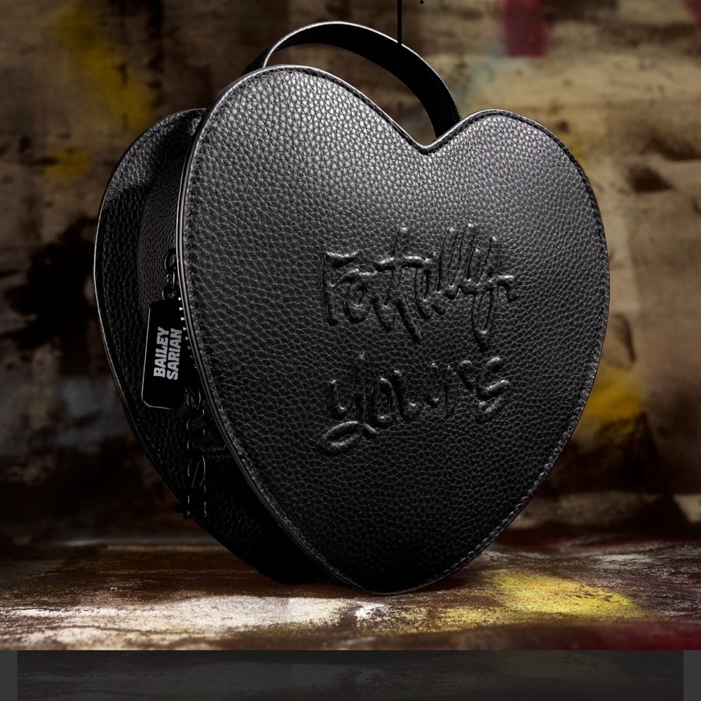 Melt Cosmetics Bailey Sarian fatally yours collection heart shaped crossbody bag